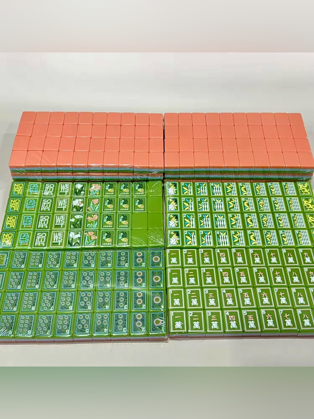 Matcha America Mahjong Tiles 4 Layer Acrylic